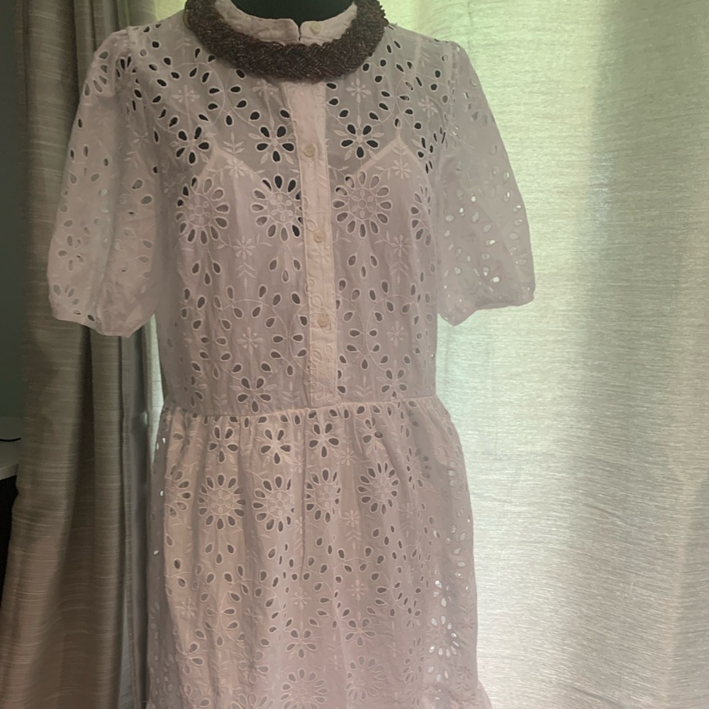 JCrew Eyelet Dress-BN